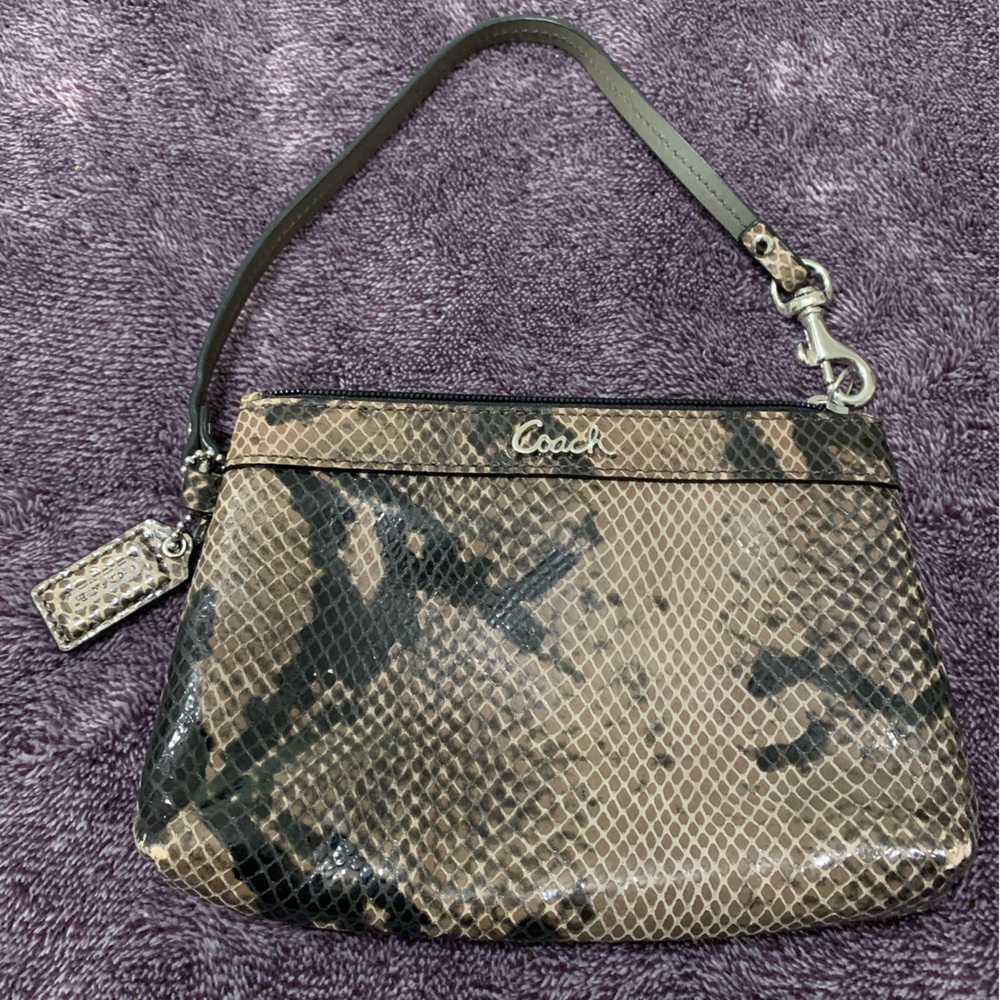 Coach mini wristlet